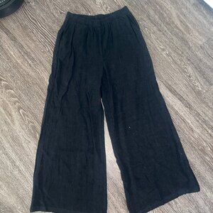 Black Linen Pants